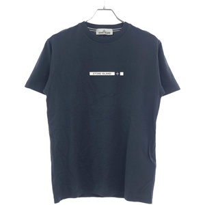 STONE ISLAND ストーンアイランド 22SS Chest Logo ロゴプリントTシャツ 76152NS82 ネイビーグレー系 ITFX6BHSHN7F