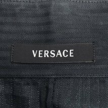 VERSACE ヴェルサーチ シャドウストライプ比翼ドレスシャツ グリーン系 ITRCGTZGHW7O_画像3