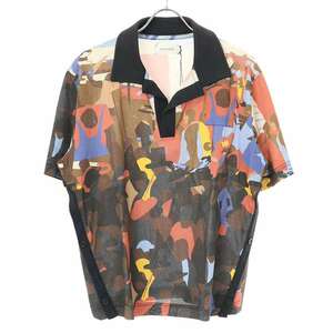 Wales Bonner ウェールズ ボナー 18SS PRINTED JERSEY ポロシャツ MA18JR02-CO09-LMT ミックス L ITSDGDESKUT8