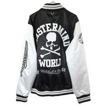 MASTERMIND WORLD×Mitchell&Ness マスターマインドワールド×ミッチェル&ネス LIGHTWEIGHT SATIN JACKET サテンスタジャン ITAY12FRN7GM_画像2