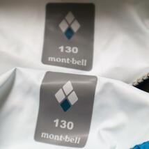 モンベル/mont-bell レインスーツ クレッパーキッズ セットアップ 上下セット 130cm ターコイズブルー_画像6