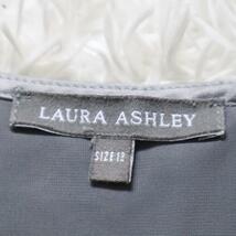 LAURA ASHLEY/ローラアシュレイ ワンピース ビジュー グレー ストレッチ サイズ13 XL_画像5