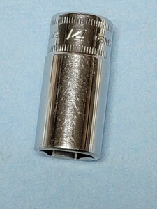 14mm 3/8 セミディープ スナップオン FSMS14 (6角) 中古品 美品 保管品 SNAPON SNAP-ON セミディープソケット 送料無料 USA