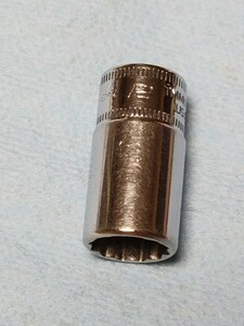 12mm 1/4 セミディープ スナップオン TMMDS12 (12角) 中古品 保管品 SNAPON SNAP-ON セミディープソケット ソケット 送料無料