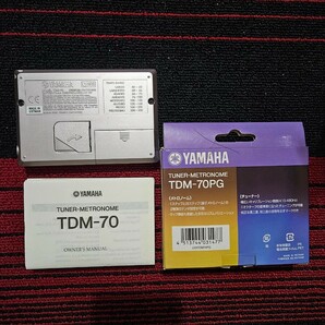 YMAHA ヤマハ チューナー TDM-70PG メトロノーム 動作確認済み！A0776 ヤマハの画像2