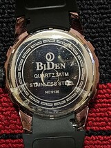 BIDEN バイデン 日本製CITIZENムーブメント 日常生活防水 ぐるぐる時計 重量感 メンズ腕時計 A0816_画像4