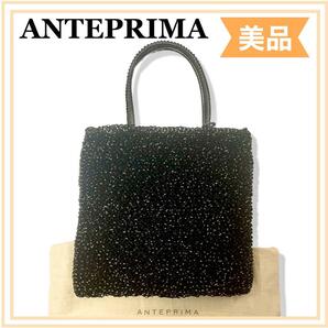 正規品 ANTEPRIMA アンテプリマ ワイヤーバック スクエア ブラック系 レディース 送料無料の画像1