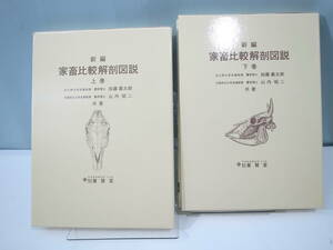 ●【中古本】新編 家畜比較解剖図説 上下巻 養賢堂　（管理：6112）