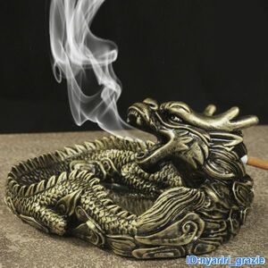 クリエイティブ 灰皿 ドラゴン ユニークデザイン ポータブル たばこ リビングルーム 煙草器 龍 タバコ 4
