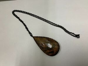 * antique wooden necklace *3597