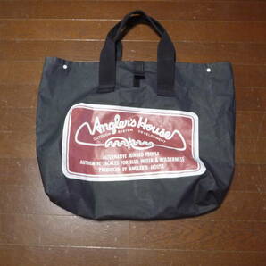 中古 廃番 アングラーズハウス Angler's House ウエイディングツールキャリー トートバック ブラック 防水の画像1