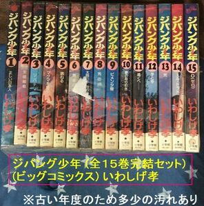 ■中古漫画コミック■ ジパング少年 (全１５巻完結セット) (ビッグコミックス) いわしげ孝(著)