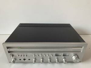 ⑤u784◆AIWA アイワ◆ステレオレシーバー SOLID AM FM STEREO RECEIVER AX-6600 シルバー オーディオ機器 Craftsmanship 通電確認済み