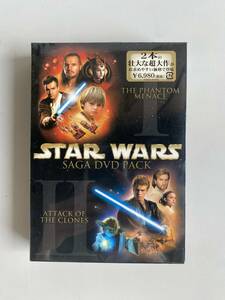 Ht969◆STAR WARS 1/2◆DVD スターウォーズ EPISODE1/EPISODE2 ファンタジー THE PHANTOM MENACE ATTACK OF THE CLONES 新品 未開封