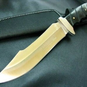 G03★Columbia Saber★コロンビアナイフ 高品質シースナイフ フルタング ブラックウッドの画像1