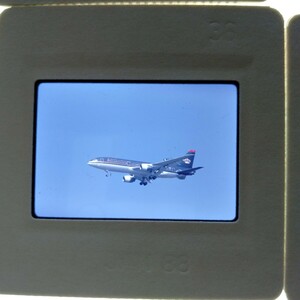 ノ084 航空機 旅客機 飛行機 タイ航空 ネガ カメラマニア秘蔵品 蔵出し コレクション 15枚まとめて