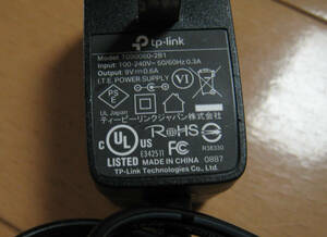 TP-Link ACアダプター 9V 0.6A T090060-2B1