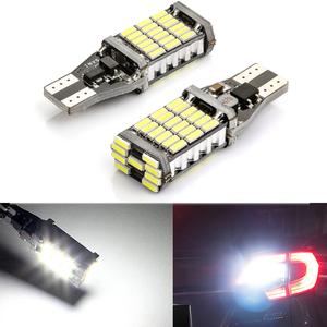 レクサス is300h H25.5～H28.9 GSE/AVE3＃ T15 T16 兼用 キャンセラー内蔵 LED バックランプ 1280lm ハイブライト ホワイト 2本