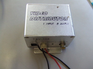 k734☆VIDEO　DISTRIBUTOR　TXV-108　映像分配器　1input　8output☆