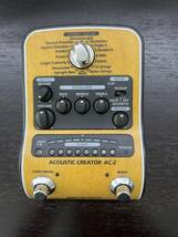 ZOOM AC-2 Acoustic Creator アコースティックギター用プリアンプ_画像1