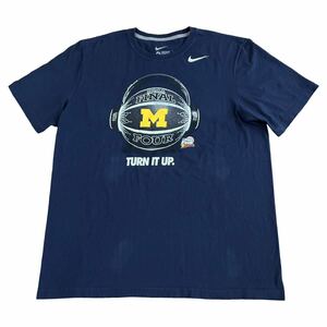 NIKE ナイキ 半袖プリントTシャツ NCAA ミシガン XL