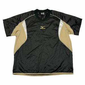 mizuno ミズノ Vネック 半袖ピステ M