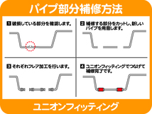 ブレーキパイプ ユニオン フィッティング ジョイント 3/16パイプ用・M10x1.0 フレア 接手 接続 ブレーキライン ネジ 修理 パイプ ★DUN_画像2