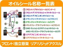 リア アクスル シャフト オイル シール 右・カマロ ファイヤーバード トランザム 88 89 90 リヤ デフ アクスル アクセル シール ハブ★DXX_画像2