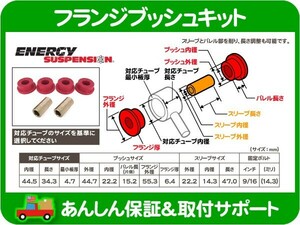 フランジ ブッシュ R・汎用 ウレタン エナジーサスペンション コントロールアーム トラクションロッド リーフスプリング ブッシング★IIT