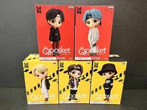 TinyTAN MIC Drop Q posket 5点セット 新品 BTS Jimin V Jungkook Jin SUGA フィギュア ジミン ジョングク テテ ジン シュガ Qposket