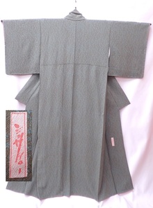  finest quality. excellent article ... Saburou jusa blow fine pattern unused discipline attaching length 156cm(+6cm) sleeve length 63cm small flower flower . Japanese clothes Japanese clothes kimono E03161