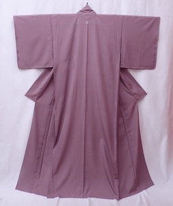  summer kimono unused discipline attaching silk . light capital purple visit wear one . length 163cm sleeve length 67.5cm Japanese clothes Japanese clothes kimono P04111