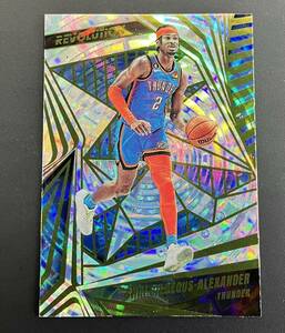 2023-24 Panini Revolution Shai Gilgeous-Alexander Thunder #76 FRACTAL NBA Basketball