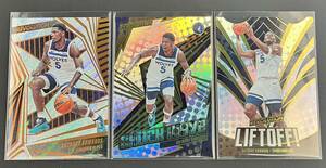 2023-24 Panini Revolution Anthony Edwards Wolves #43 SHOCK WAVE LIFTOFF! NBA Basketball 3枚