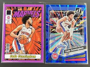 Cade Cunningham Pistons 2023-24 Donruss NBA Base 49枚限定 Blue Laser Net Marvels Press Proof Purple 2枚