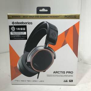 SteelSeries ゲーミングヘッドセット ハイレゾ対応 ノイズキャンセリングマイク搭載 有線 密閉型 61486 Arctis Proの画像1