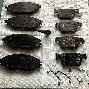VW Golf 8 GTI original brake pad rom and rear (before and after) left right full set free shipping 