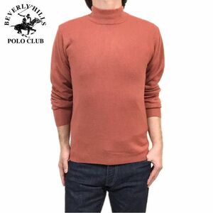 新品正規 Ｌ ビバリーヒルズポロクラブ BEVERLY HILLS POLO CLUB ハイネック カシミアタッチ セーター 薄手