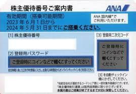 ★ANA株式優待券 2枚セット(有効期限2024年5月31日)