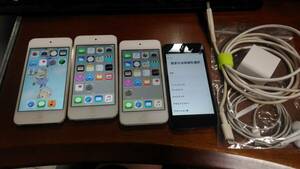 4台セットです。　iPod touch　1574、1421各2台　充電ケーブル付きです。