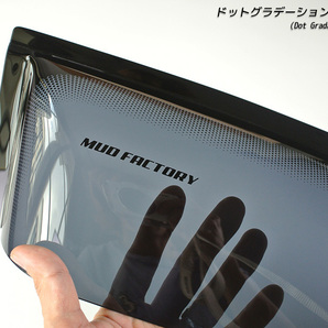 ダイハツ ミゼット2 K100P 100C型 ワイド ドアバイザー パーツ※ノーマルミラー用 /md170の画像8