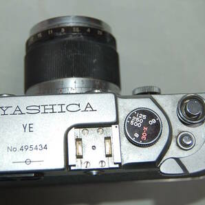 YASHICA レンジカメラ YE Model YASHIKOR 5cm F2.8 付 シャッター動作確認の画像3