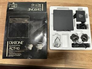 【中古品】DIATONE アクチュエータースピーカーシステム ACT-10 アンプセット