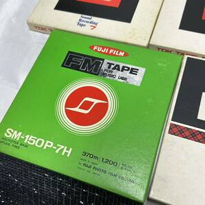 オープンリールテープ 計16点/SONY-TAPE 100/ TDK TAPE 150 /TDK TAPE AR-7D /Scotch 111 /FUJI FILM /SM-150P-7H ジャンク品の画像4