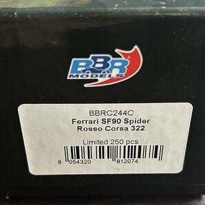 1/43 BBR フェラーリ SF90 スパイダー ロッソ コルサ 322 ferrari spider rosso corsa BBRC244 C の画像7