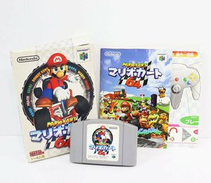 NINTENDO 64 (ロクヨン) マリオカート64 / 箱・説明書・操作一覧表付き / メール便可 / R03925 ◆