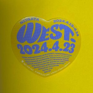 WEST. AWARD 新潟限定ステッカー