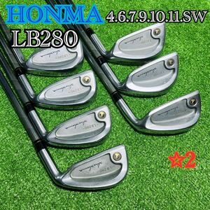 B1403 HONMA ホンマ LB280 2S アイアン メンズ 右利き