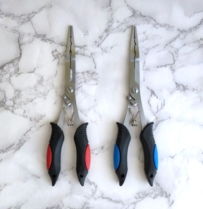 2 point set fishing plier black × blue black × red blue red black seabream jigging ..