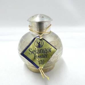 追 ★ ROYAL SELANGOR PEWTER ロイヤル セランゴール ピューター 調味料入れ セット 塩コショウ入れ 錫 ★ 中古品 長期保管品 の画像2